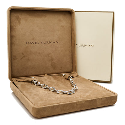 David Yurman Sterling Silver 11mm Madison Chain Toggle Necklace 6 of 6
