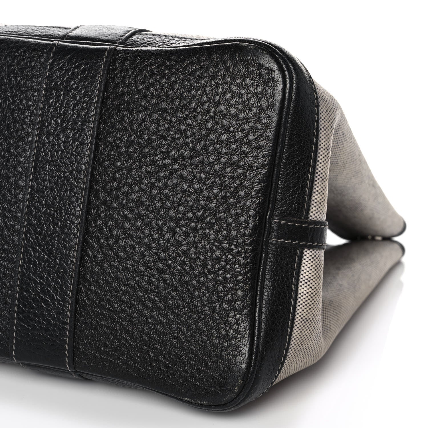 Hermes Toile Buffle Skipper Garden Party 36 MM Tote Black 6 of 10