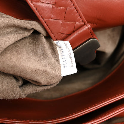 Bottega Veneta Nappa Intrecciato Medium Roma Tote Brique 7 of 13