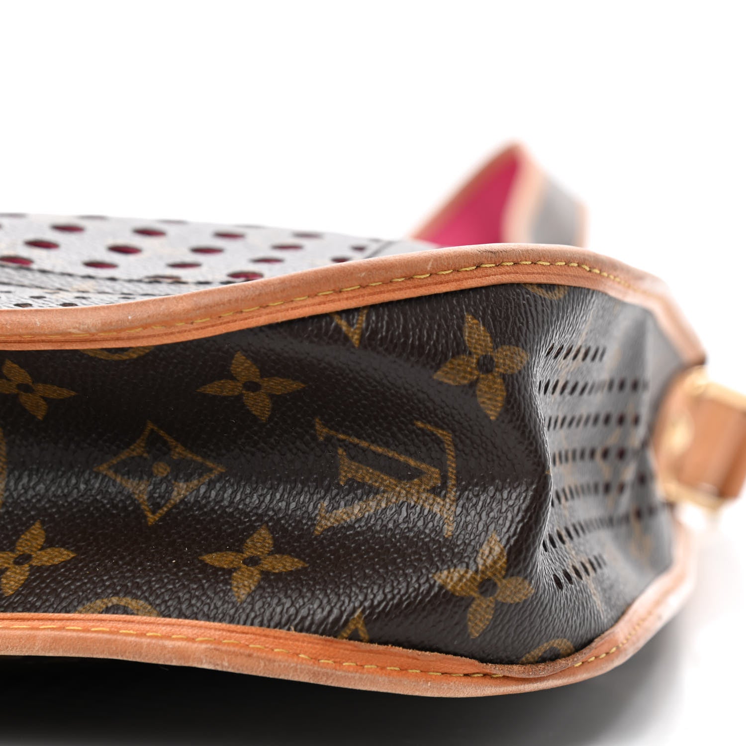 Louis Vuitton Monogram Perforated Musette Fuchsia 7 of 8