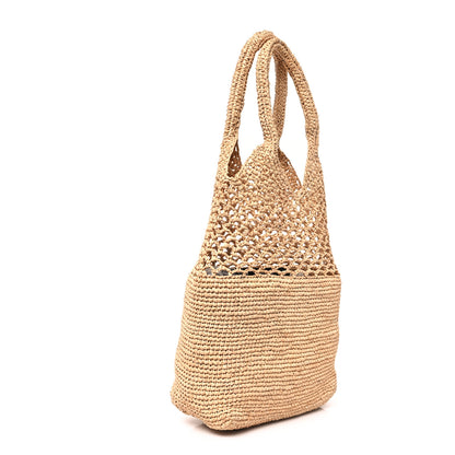 Stella McCartney Raffia Crochet Tote Bag Beige 3 of 11