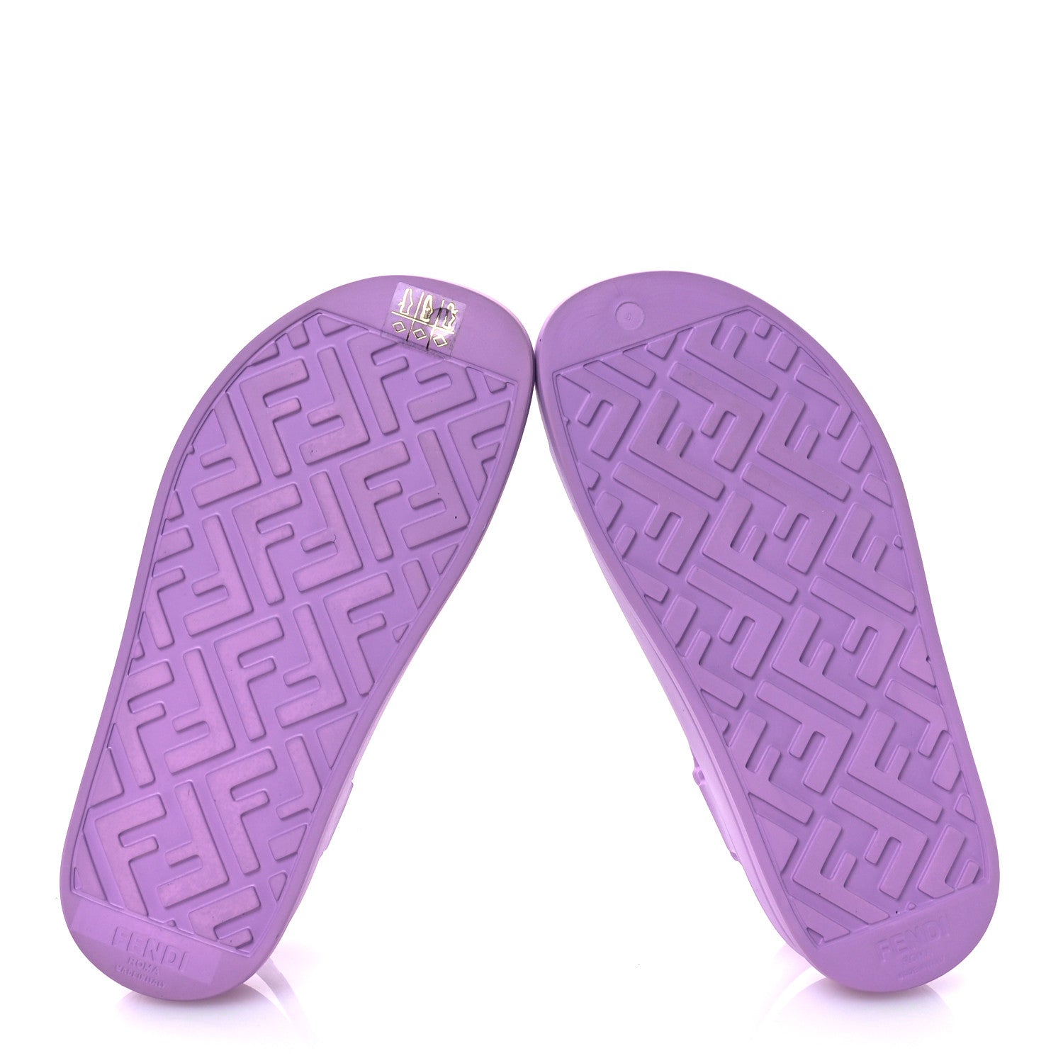 Fendi Rubber FF Sporty Hiker 25mm Sandals 37 Violetta 5 of 8