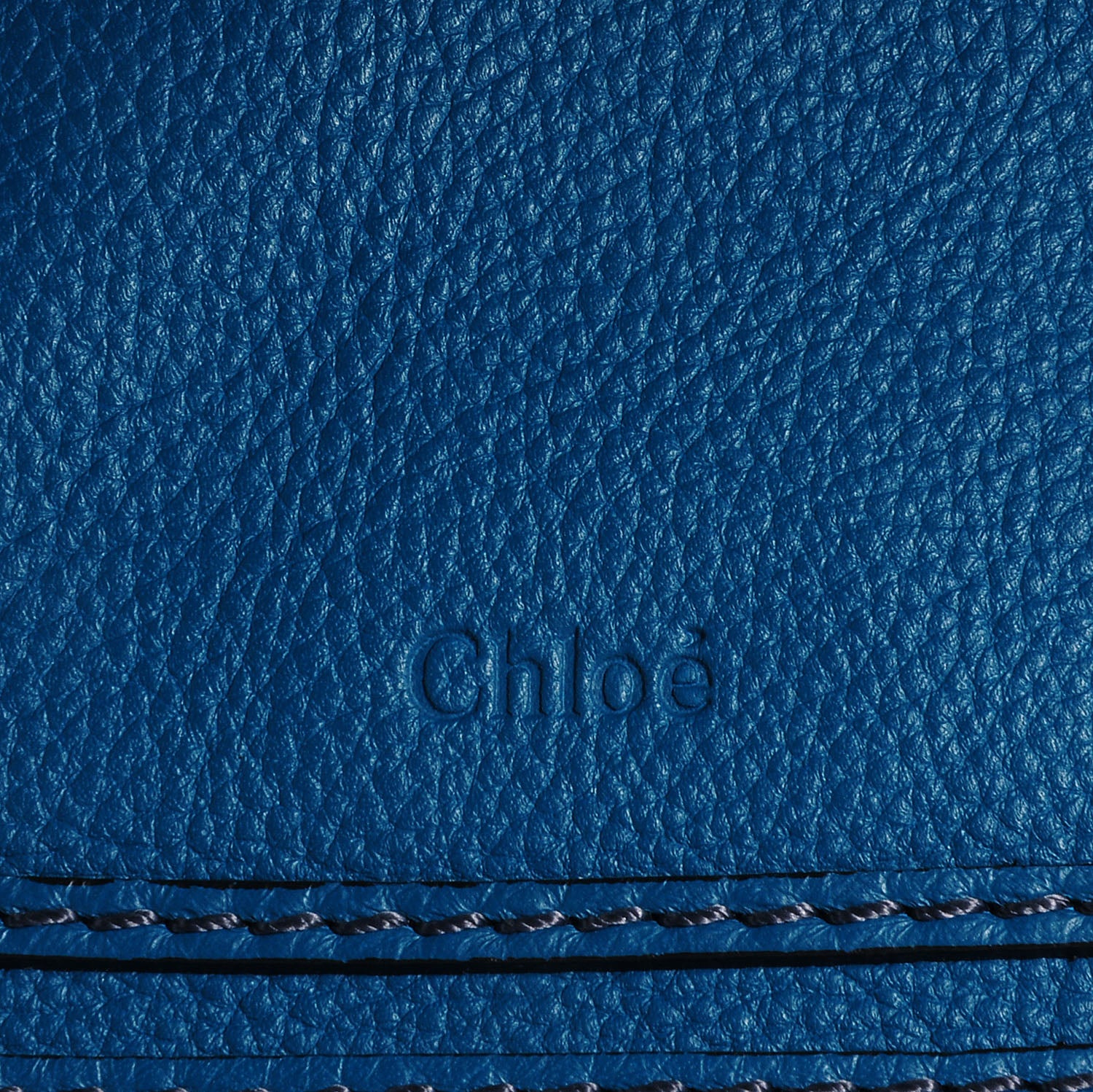 Chloe Calfskin Medium Marcie Satchel Laguna Blue 5 of 10
