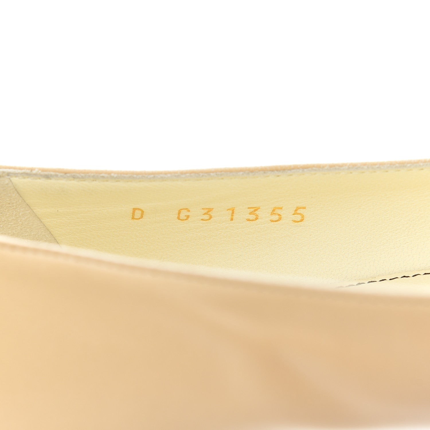 Chanel Lambskin Pearl Bow Ballerina Flats 37 Beige Black 8 of 16