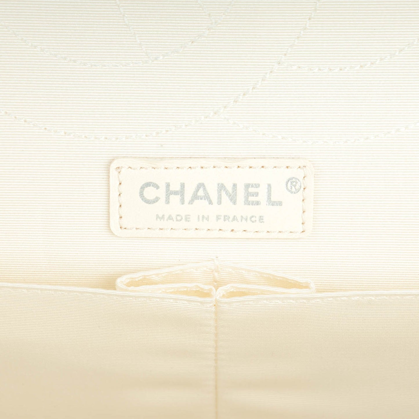Calfskin Unlimited Jumbo Double Flap Off White