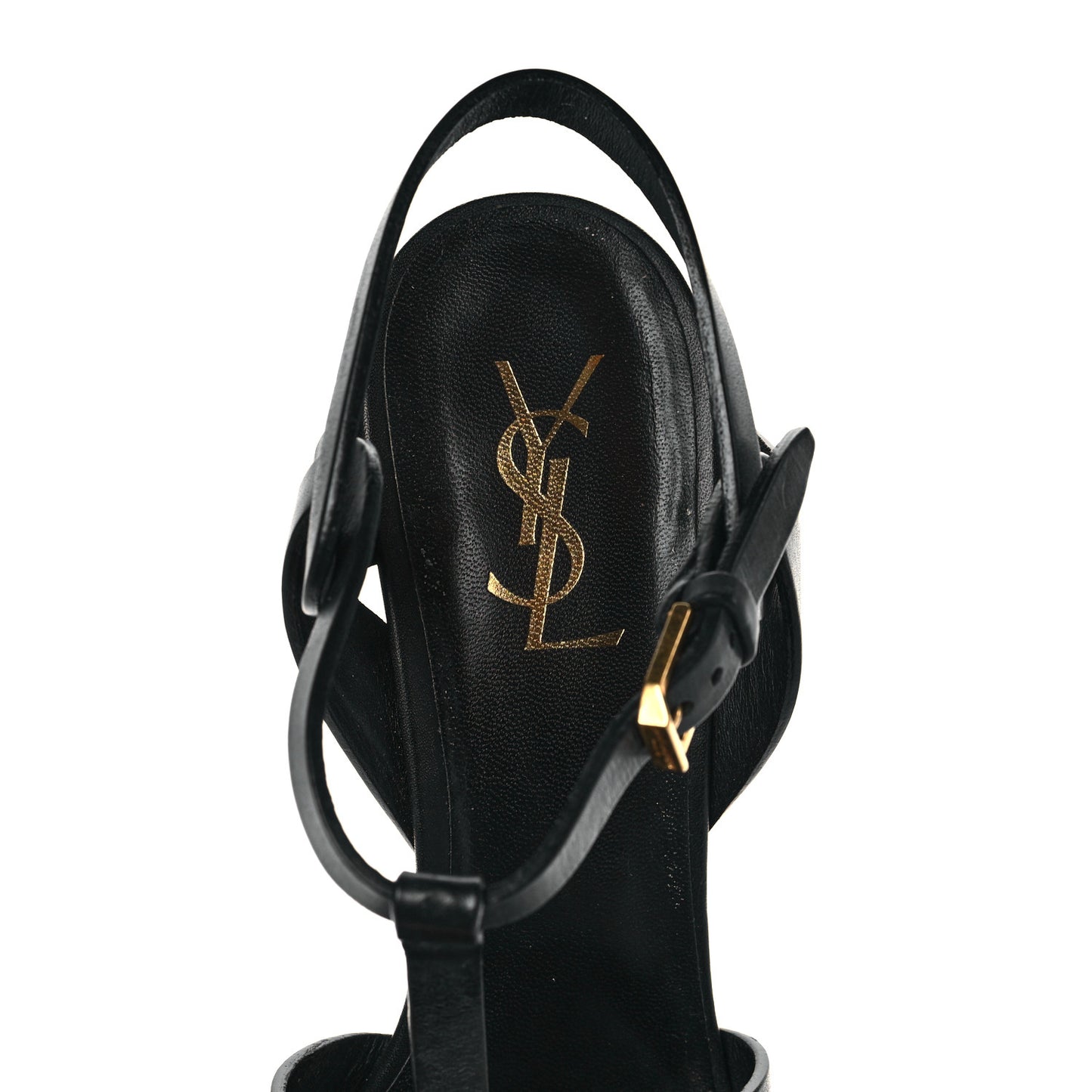 Calfskin Tribute 105 Platform Sandals 40 Black
