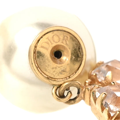 Christian Dior Pearl Crystal Dior Tribales Drop Earrings Gold 4 of 4