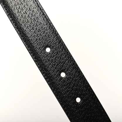 Gucci Textured Dollar Calfskin 30mm Belt 100 40 Black 4 of 5
