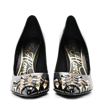 Valentino Garavani Kidskin Rockstud Alcove 110mm Pumps 37 Black 2 of 11