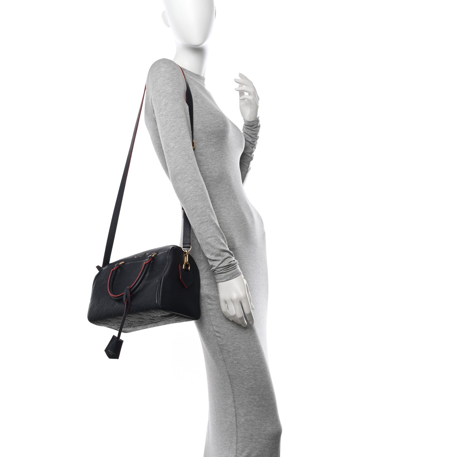 Louis Vuitton Empreinte Speedy Bandouliere 25 NM Marine Rouge 2 of 13