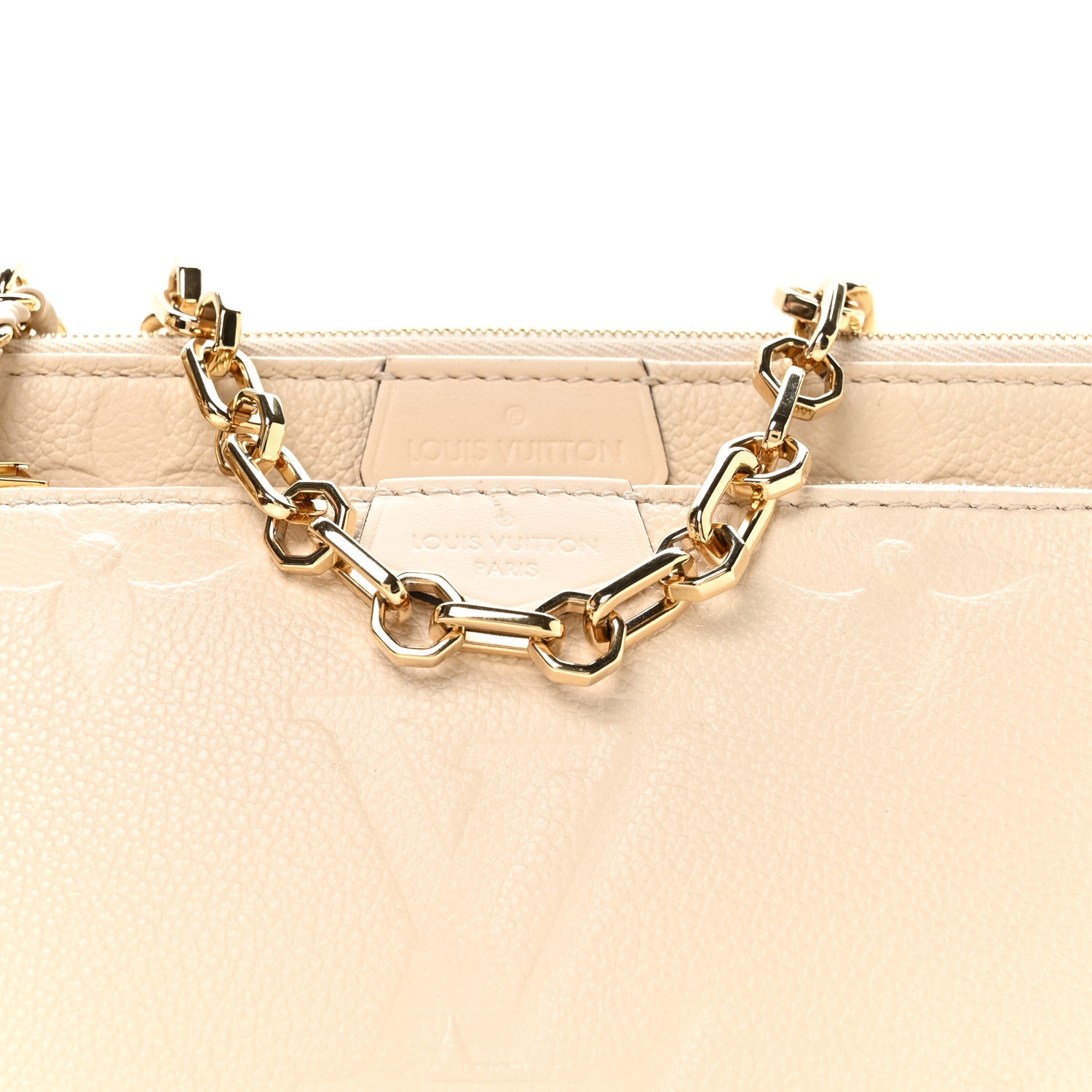 Louis Vuitton Empreinte Monogram Giant Multi Pochette Accessories Cream 7 of 9