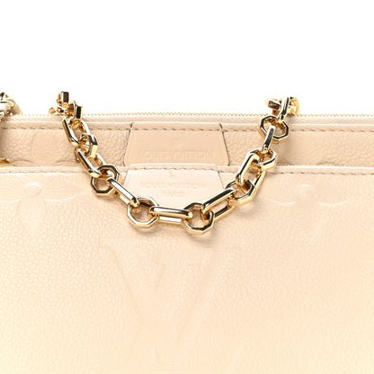 Louis Vuitton Empreinte Monogram Giant Multi Pochette Accessories Cream 7 of 9