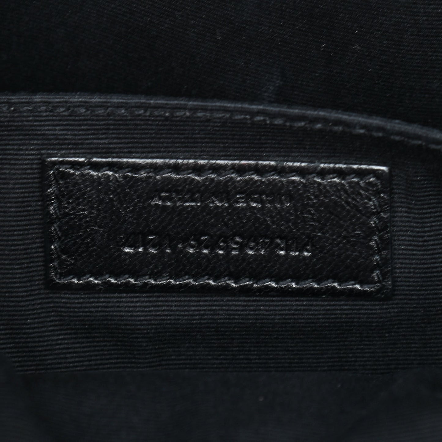 Calfskin Rose Print Monogram Lou Camera Bag Black