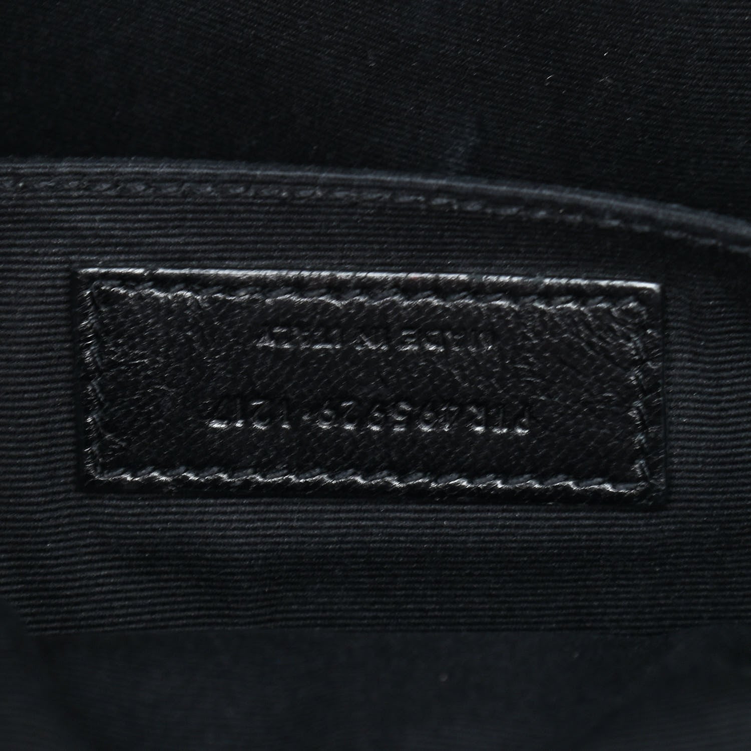Saint Laurent Calfskin Rose Print Monogram Lou Camera Bag Black 6 of 8