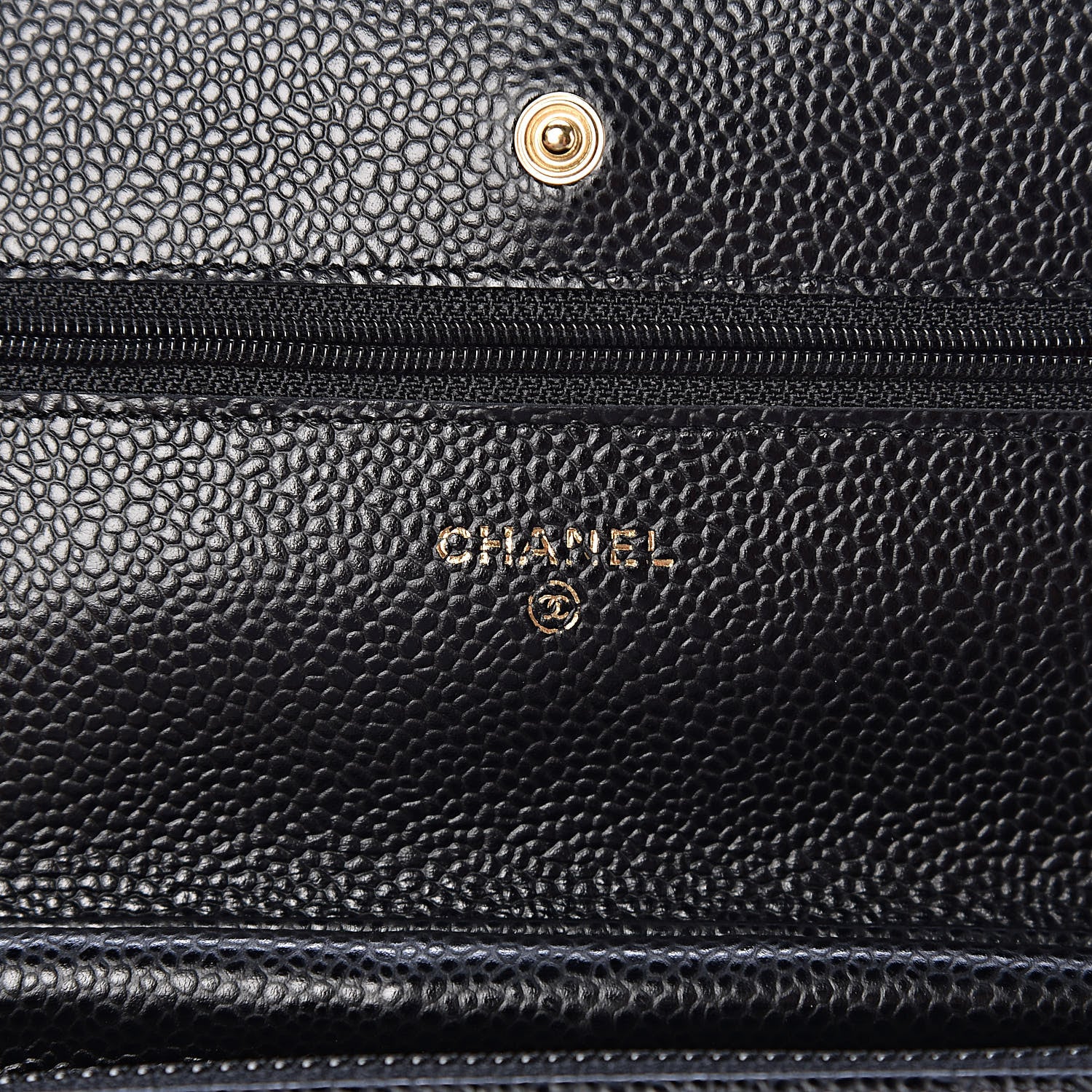 Chanel Caviar Quilted Wallet On Chain WOC Black 6 of 12