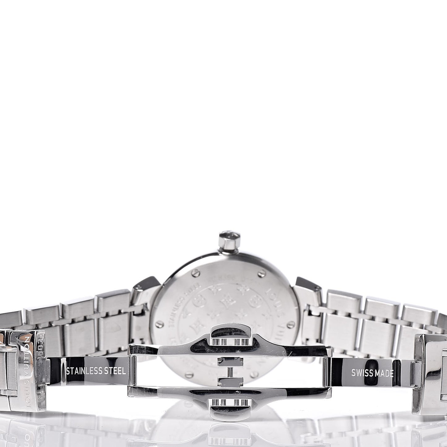 Stainless Steel 28mm Tambour Quartz Watch Brown