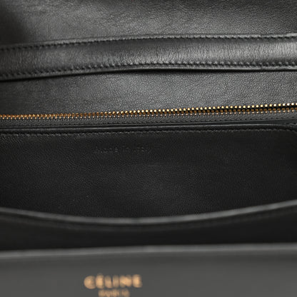 Celine Box Calfskin Medium Classic Box Flap Bag Anthracite 7 of 18