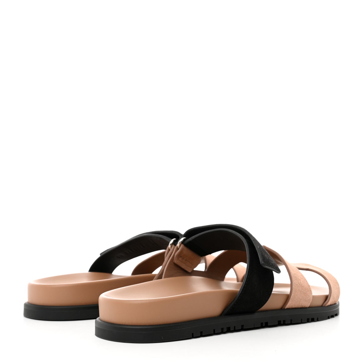 Suede Goatskin Womens Chypre Sandals 41 Rose Perle Black