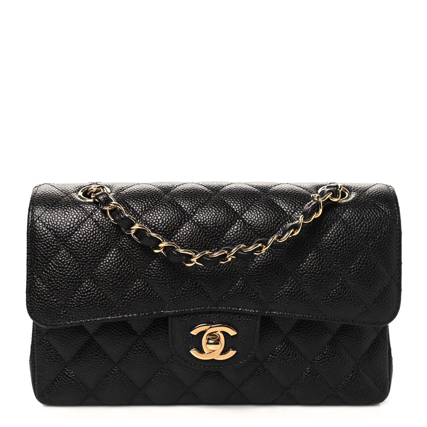 Chanel Caviar Quilted Small Double Flap Black 1 of 10
