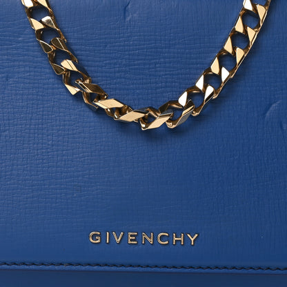 Givenchy Textured Calfskin Mini Pandora Box Chain Crossbody Bag Blue 8 of 10