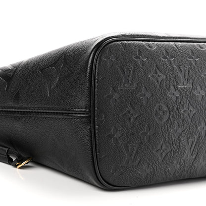 Louis Vuitton Empreinte Monogram Giant Neverfull MM Black 9 of 11