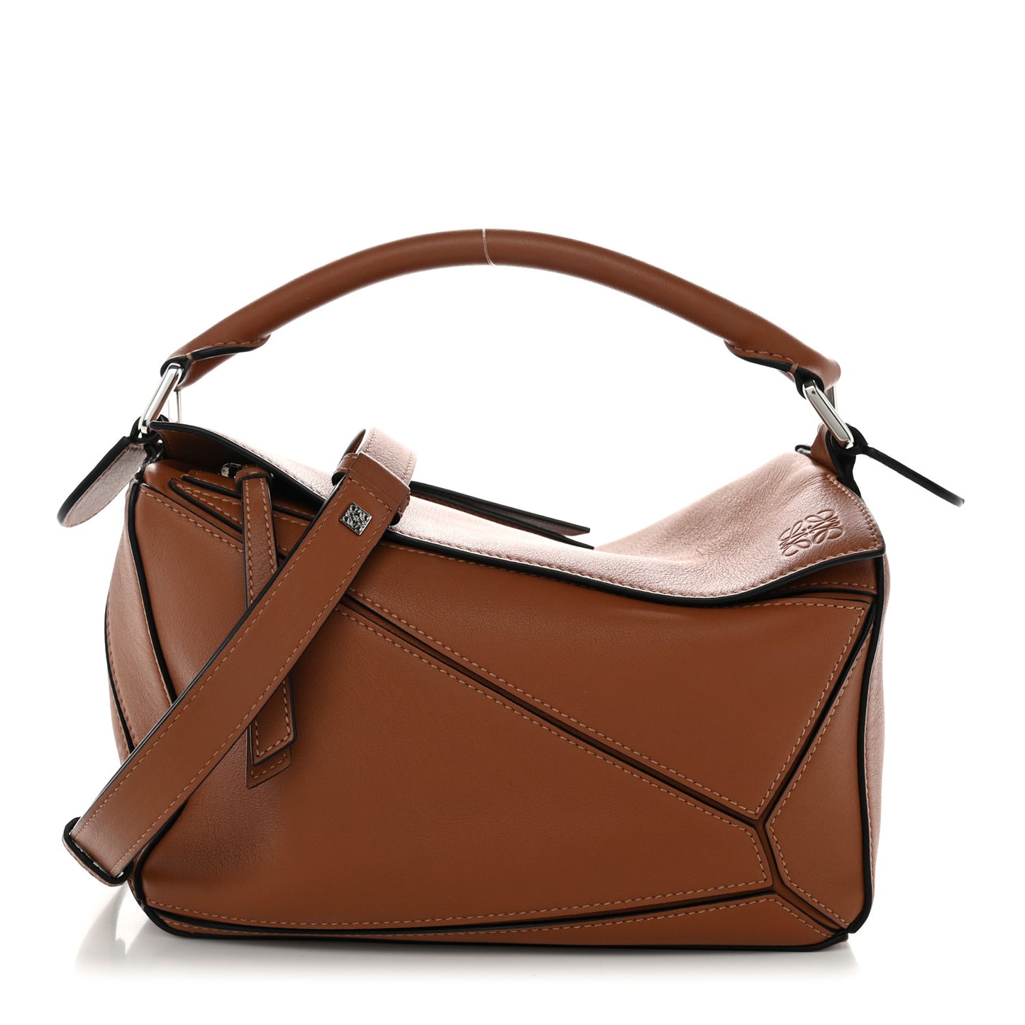 Calfskin Small Puzzle Bag Tan