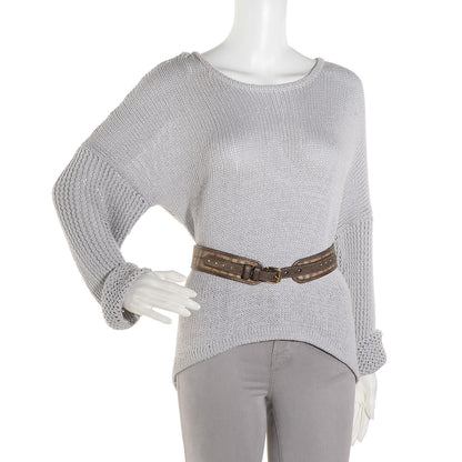 Burberry Haymarket Check Belt Metallic 28 70 2 of 5