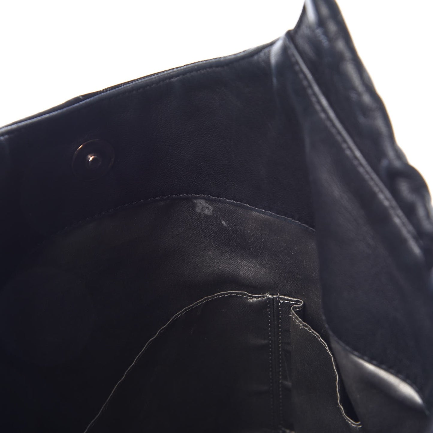 Patent Calfskin Patchwork Brooklyn Tote Black