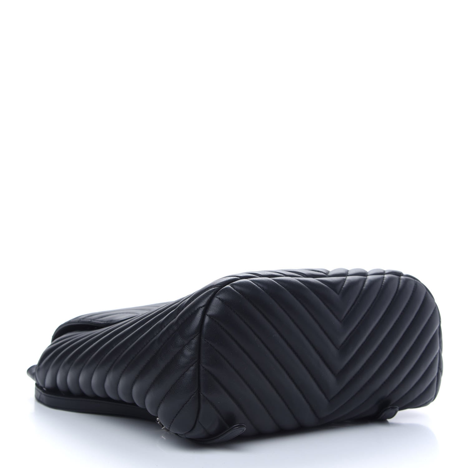 Chanel Calfskin Chevron Quilted Large Urban Spirit Backpack Black 4 of 9