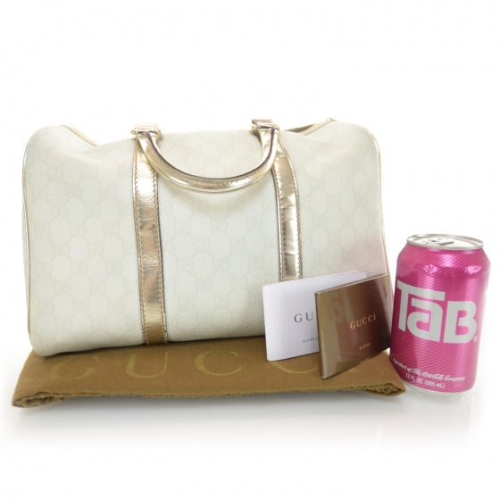 Monogram Medium Joy Boston Metallic