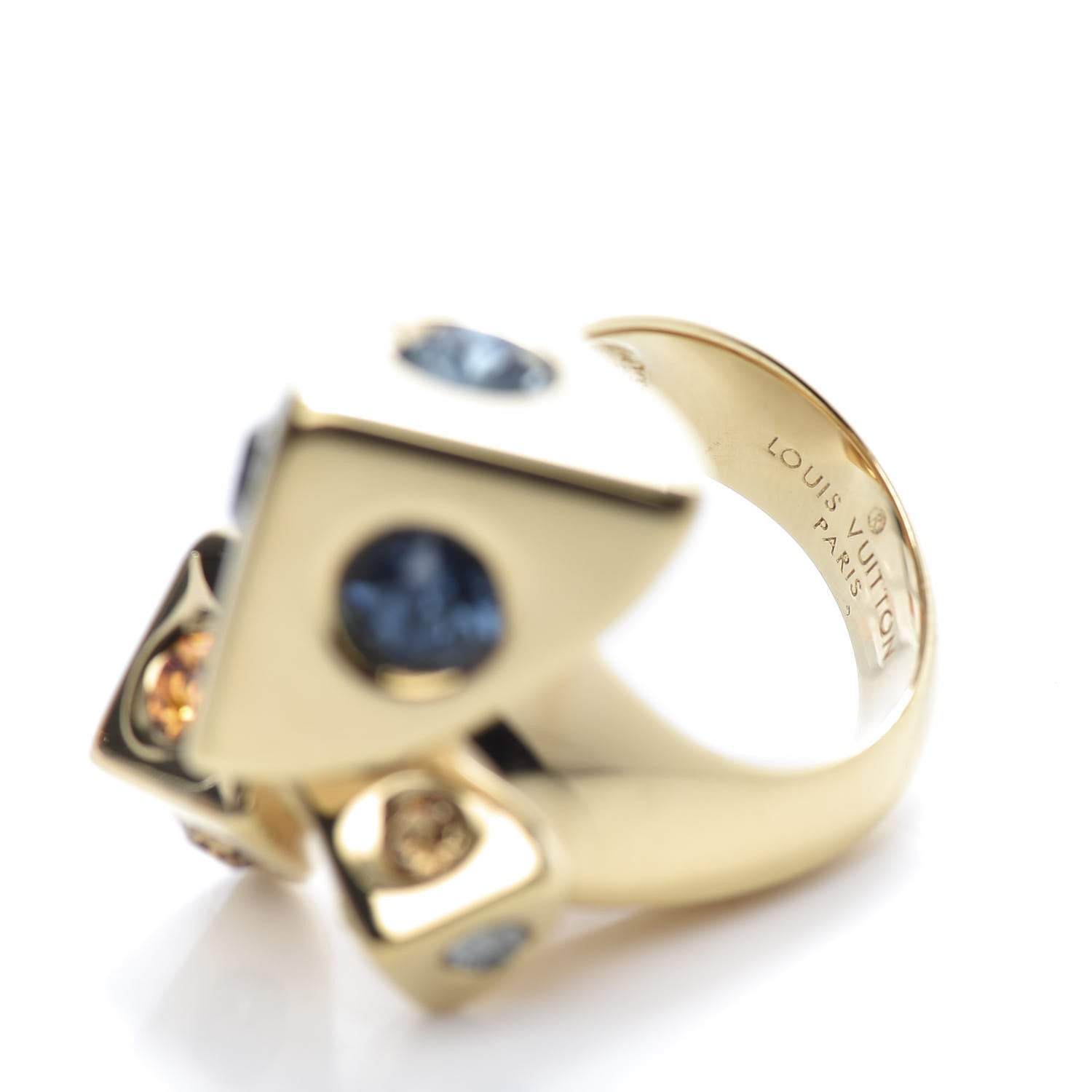 Louis Vuitton Trunkies Strass Ring 6.5 5 of 6