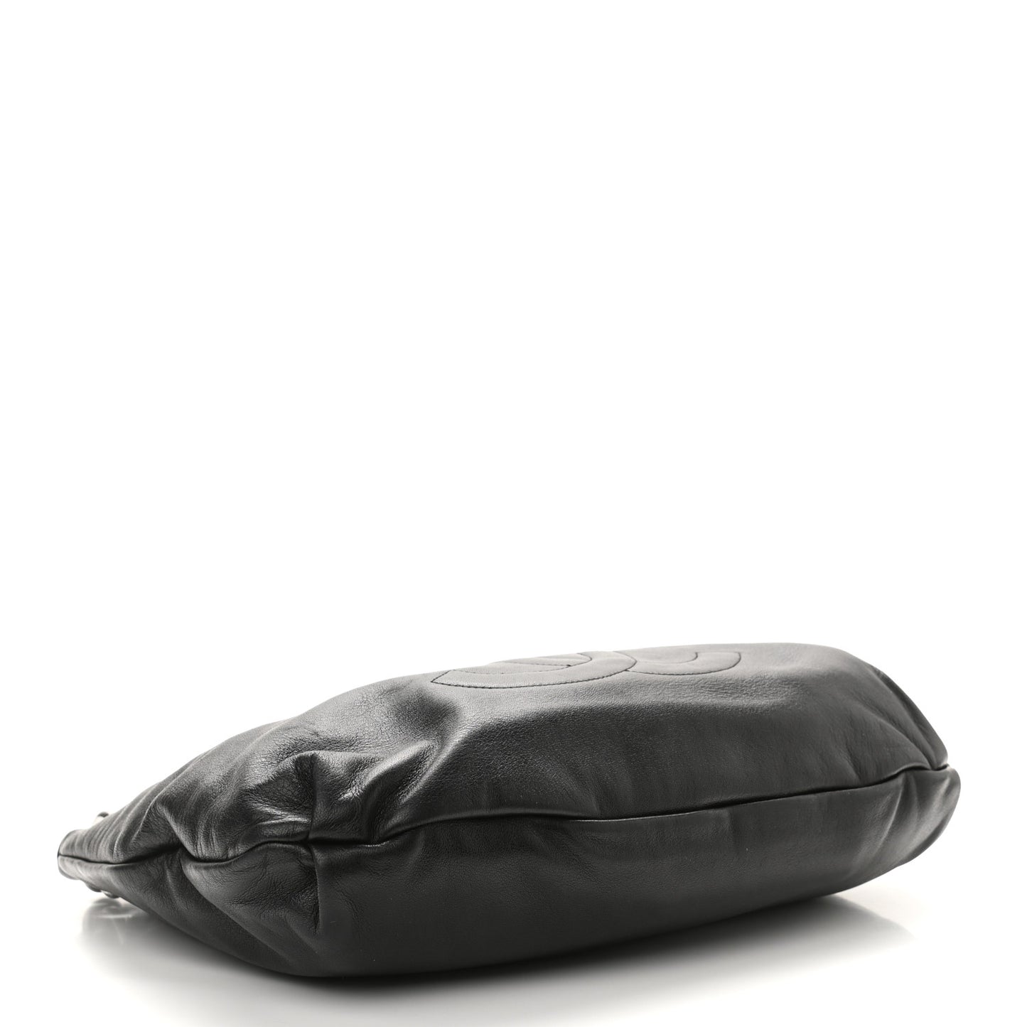 Lambskin Soft and Chain Small Hobo Black