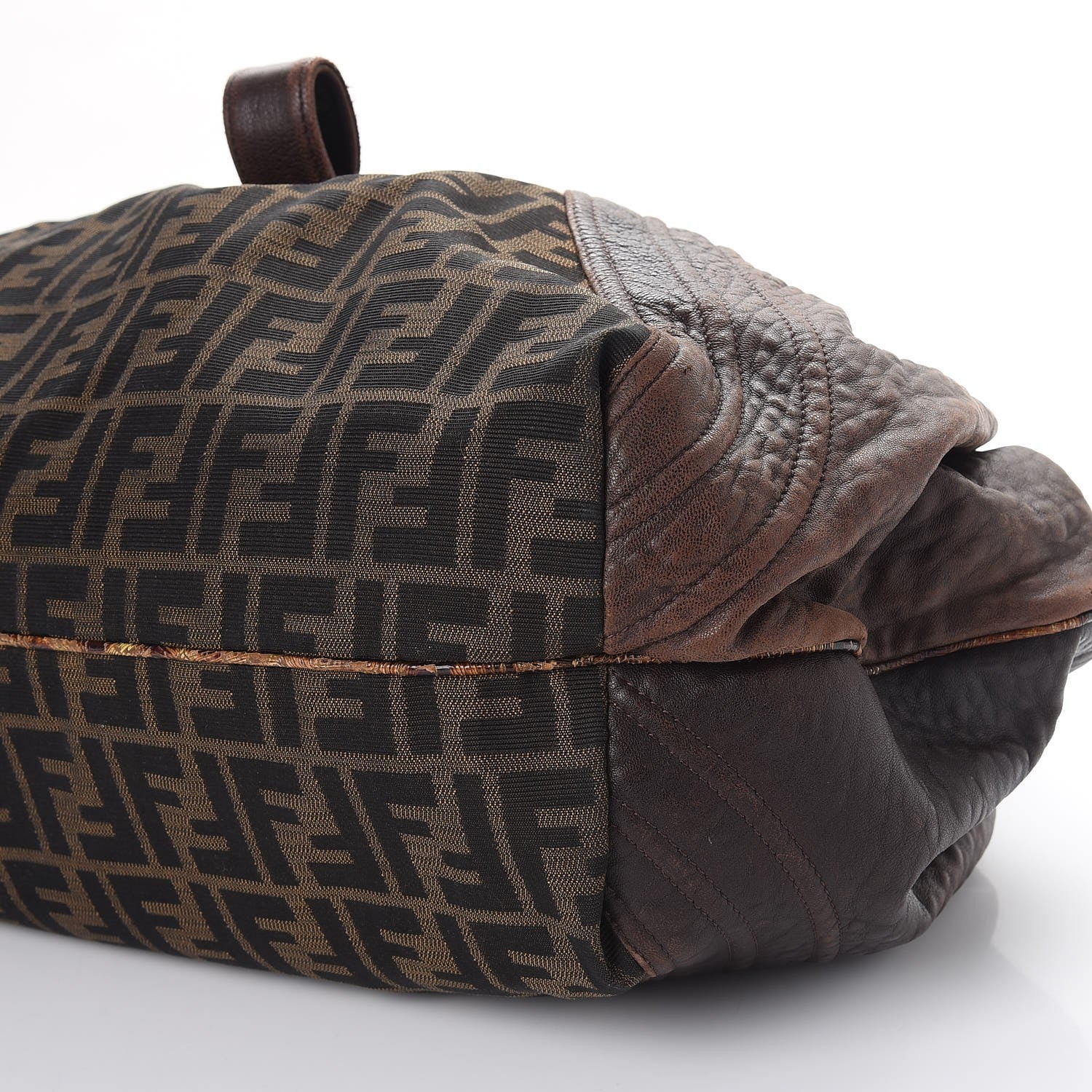 Fendi Zucca Nappa Nuvolata Vitello Tortuga Spy Tobacco Moro 12 of 12