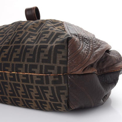 Fendi Zucca Nappa Nuvolata Vitello Tortuga Spy Tobacco Moro 12 of 12