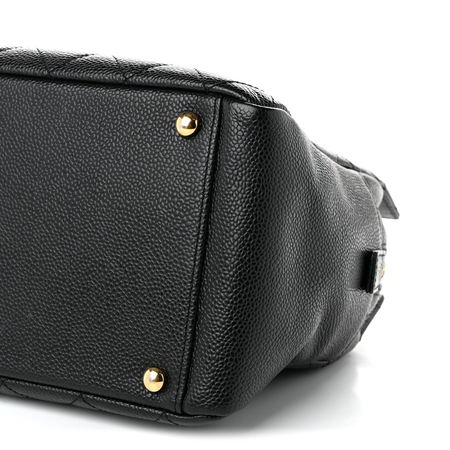 Caviar Quilted Petit Timeless Tote PTT Black