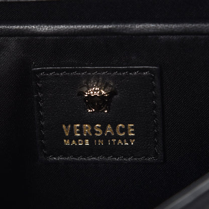 Versace Calfskin Palazzo Chain Evening Bag Black 11 of 15