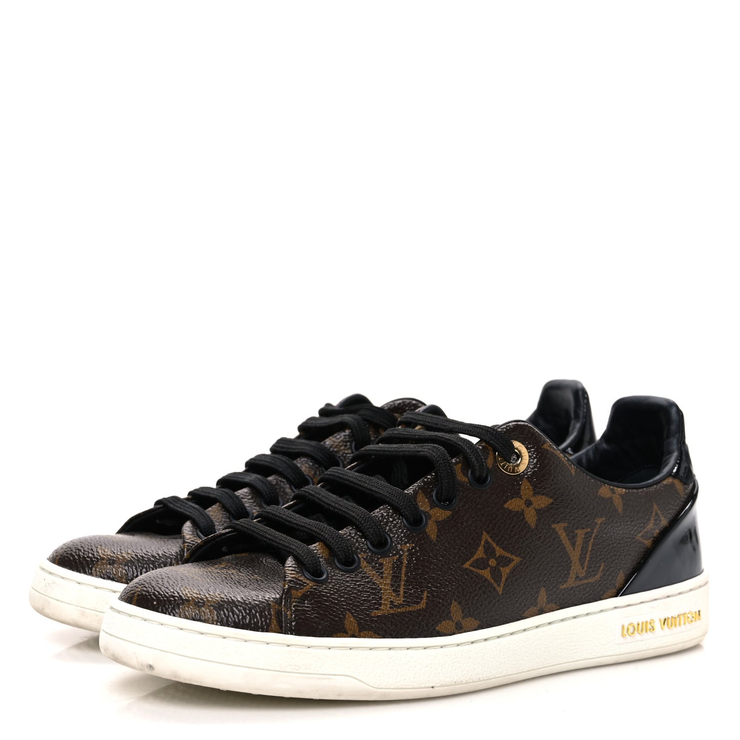 Patent Monogram Frontrow Sneakers 37