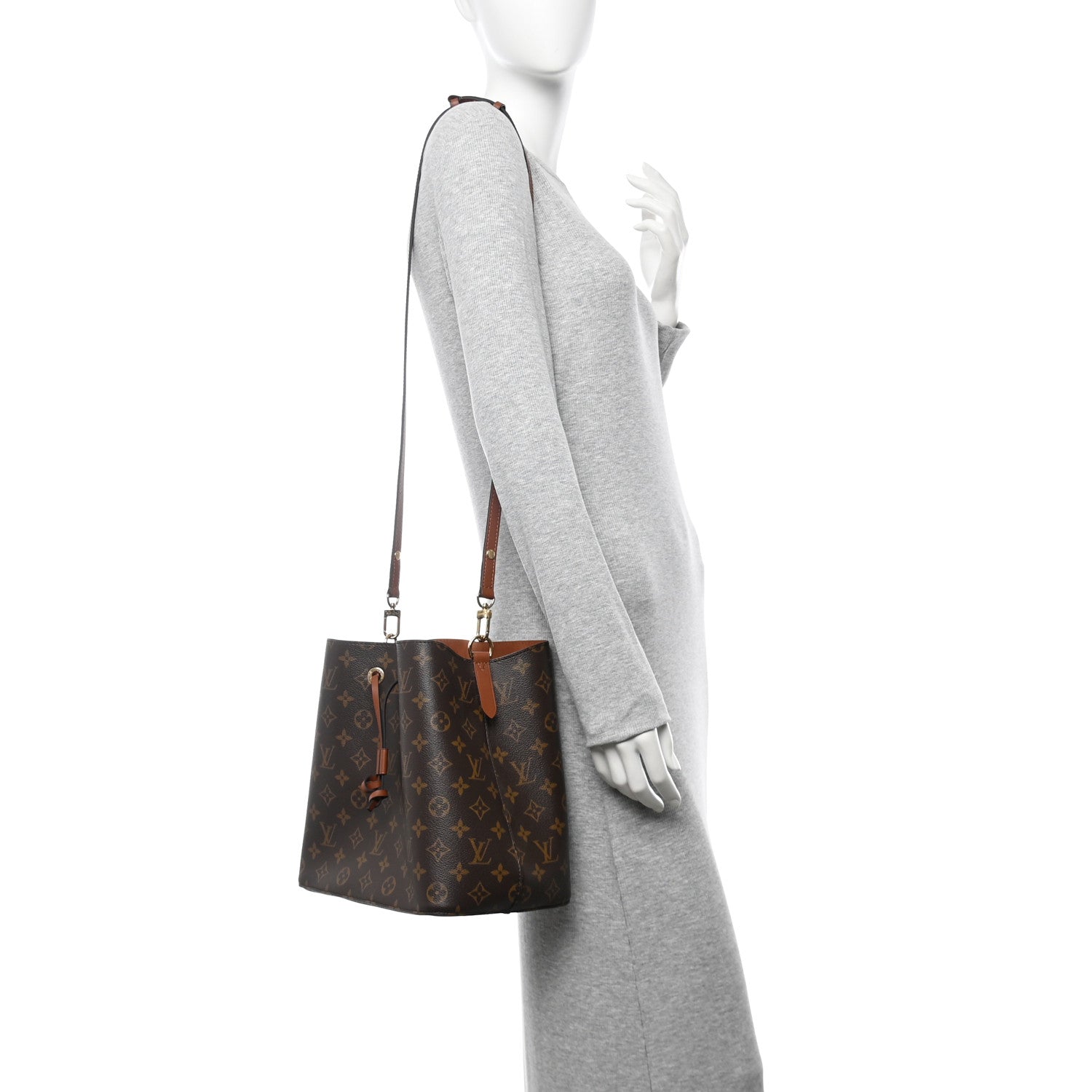 Louis Vuitton Monogram Neonoe MM Caramel 2 of 10
