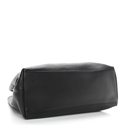 Gucci Pebbled Calfskin Medium Soho Chain Shoulder Bag Black 4 of 10