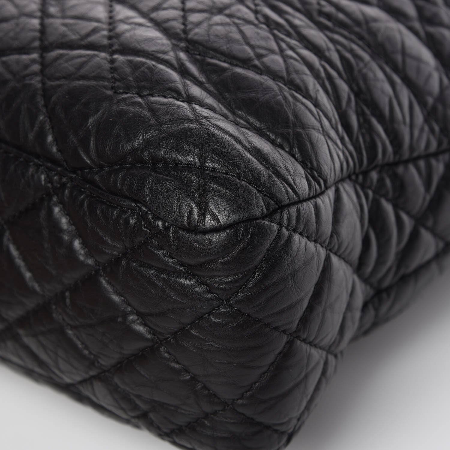 Chanel Aged Calfskin Karl's Cabas Tote Black 9 of 12