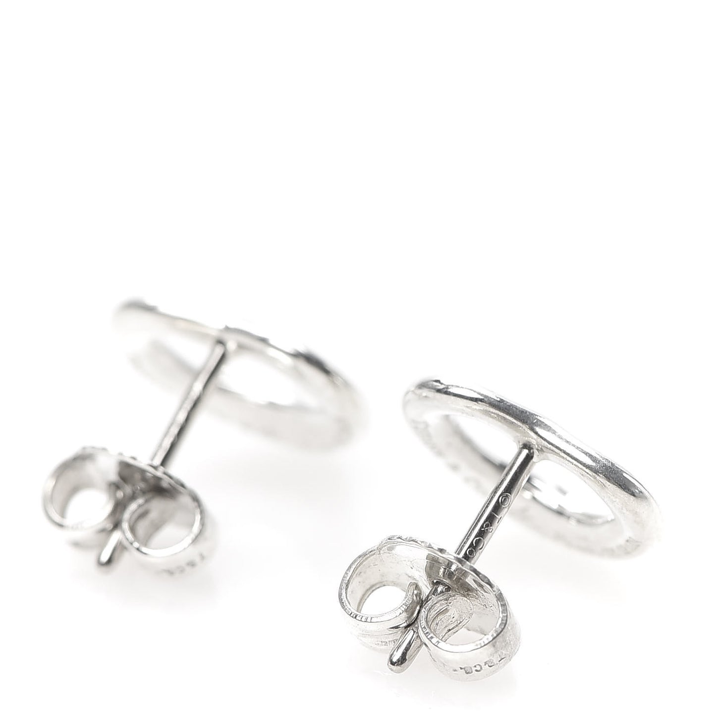 Sterling Silver 11mm Elsa Peretti Open Heart Earrings