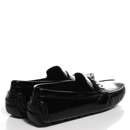 Louis Vuitton Patent Lombok Mocassin Loafers 37 Black 4 of 7