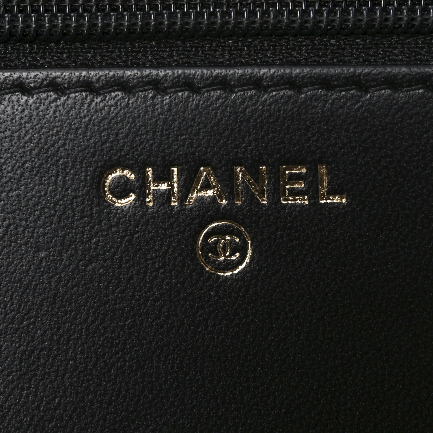 Chanel Lambskin Quilted Trendy CC Wallet On Chain WOC Black 6 of 12