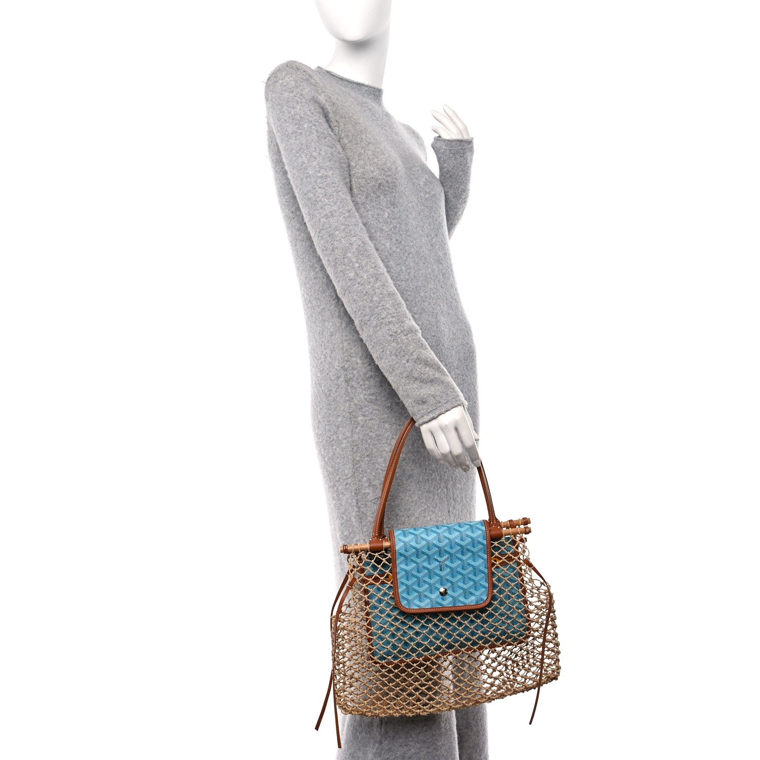 Goyard ine Net Aligre Tote Blue 2 of 9