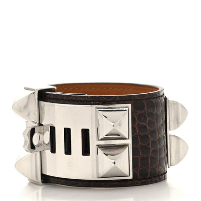 Hermes Shiny Alligator Collier De Chien CDC Bracelet S Ebene 3 of 5