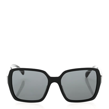 Chanel Acetate Square Sunglasses 5408 Black 2 of 8