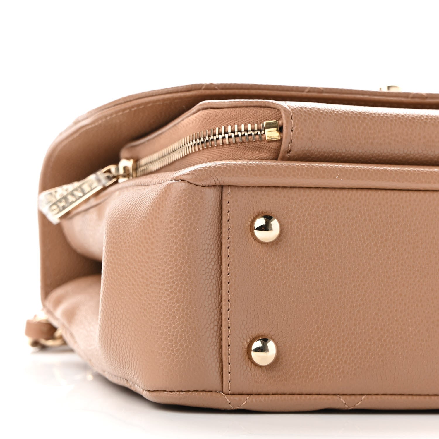 Chanel Caviar Quilted Medium Business Affinity Flap Beige 8 of 8