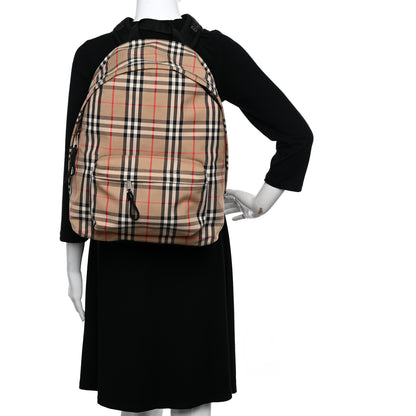 Burberry Vintage Check Jett Backpack Archive Beige 2 of 9