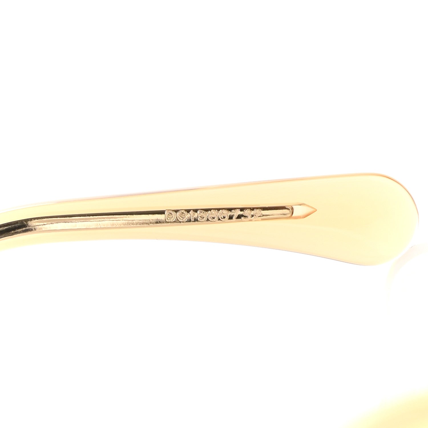 Chanel Metal Crystal Round Blue Light Glasses 2207BS Gradient Gray Gold 7 of 9