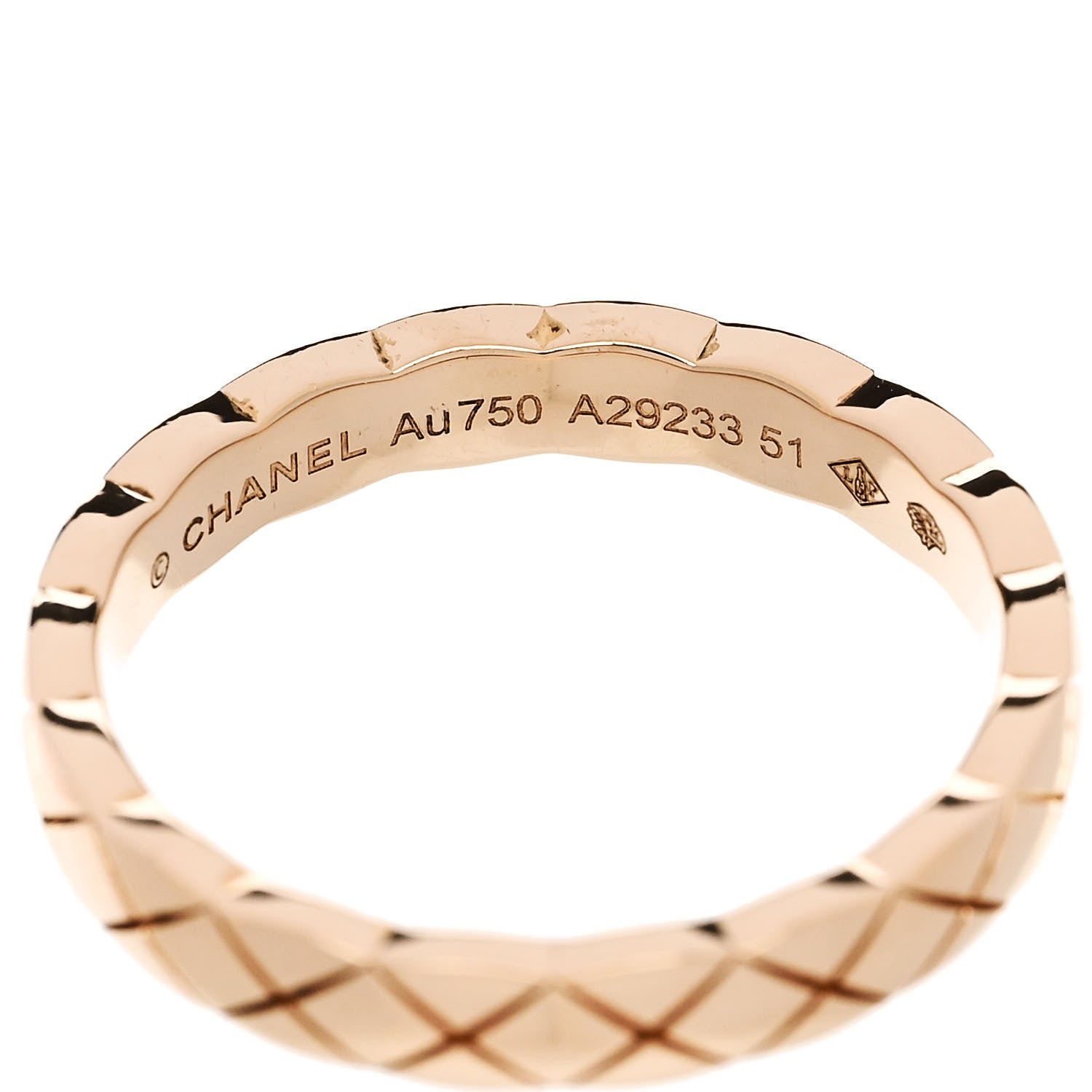 Chanel 18K Beige Gold Mini Coco Crush Ring 51 5.75 4 of 4